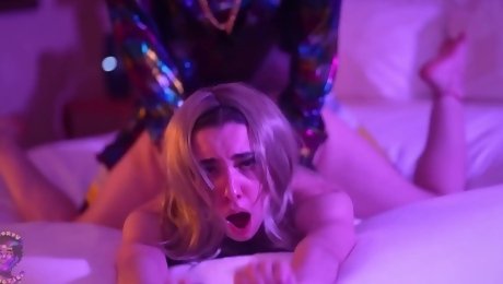 Hot Slim Blonde Queen Of Hell Drives Gibby The Clown Crazy With Her Twerking Ass And Gets Fucked Hard