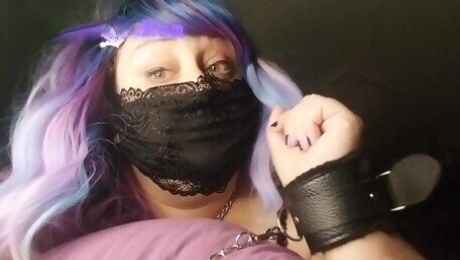 Goth Girl Cuffed and Struggle Fucked