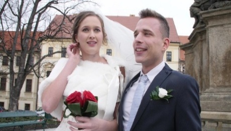 HUNT4K Attractive Czech bride spends first night with rich stranger