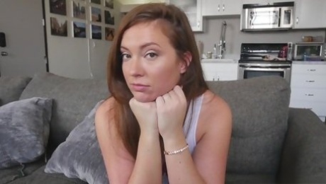 Lovely brunette Maddy Oreilly getting fucked hard in POV