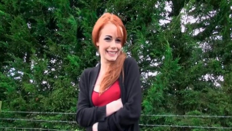 British redhead sucks cock